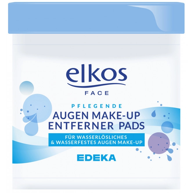 EDEKA elkos Augen Make-up Entferner Pads 100ST