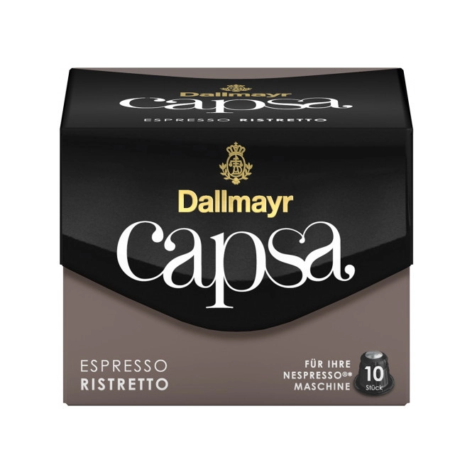 Dallmayr Capsa Espresso Ristretto Intensität 10 Kaffeekapseln 10ST 56G