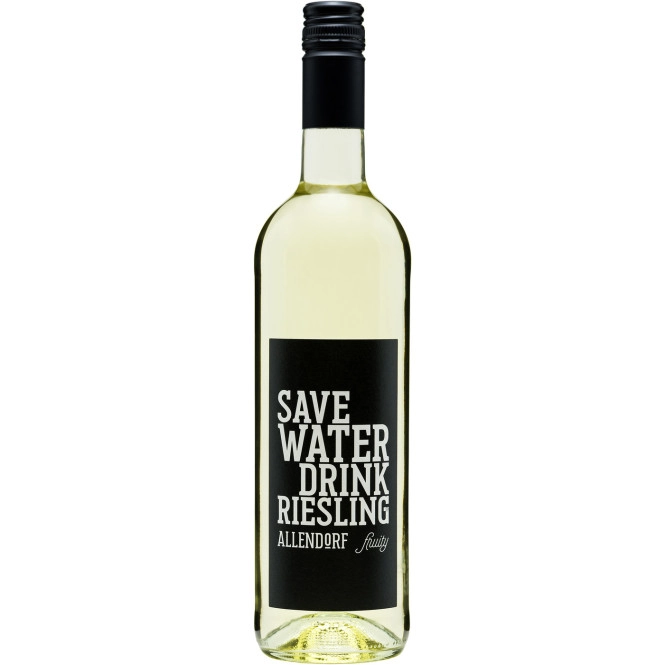 Allendorf Save Water Riesling fruity halbtrocken 0,75L