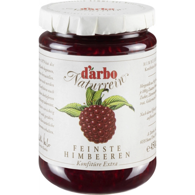 Darbo Konfitüre Extra Naturrein Feinste Himbeeren 450G