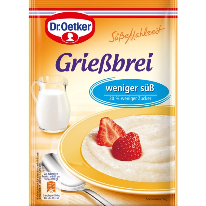 Dr.Oetker Grießbrei Weniger Süß 76G