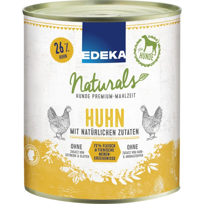 EDEKA Naturals für Hunde Huhn 800G