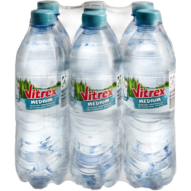 Vitrex Mineralwasser Medium 6x500ml