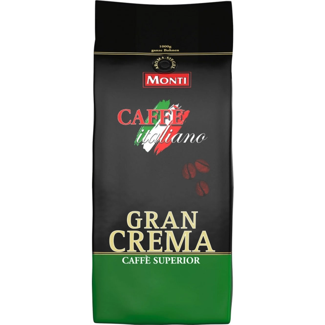 Monti Gran Crema Bohnen 1KG