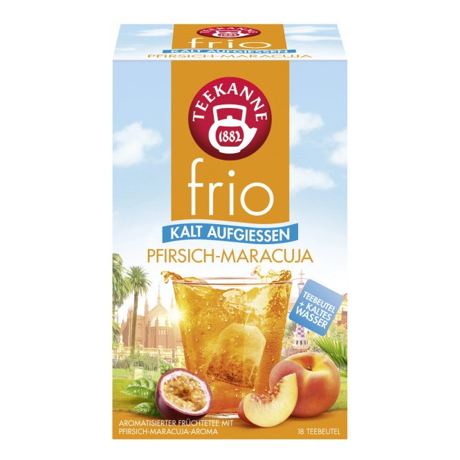 Teekanne Frio Pfirsich-Maracuja 18ST 45G