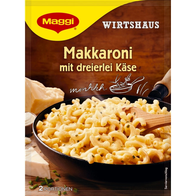 Maggi Wirtshaus Makkaroni mit dreierlei Käse 170G