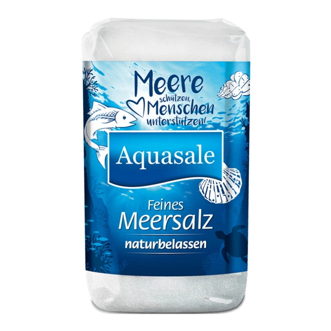 Aquasale Meersalz fein naturbelassen 500G