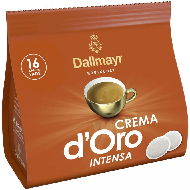 Dallmayr Crema d'Oro Intensa Kaffeepads 16ST 112G