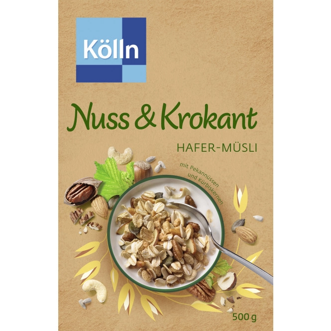 Kölln Müsli Nuss & Krokant 500G