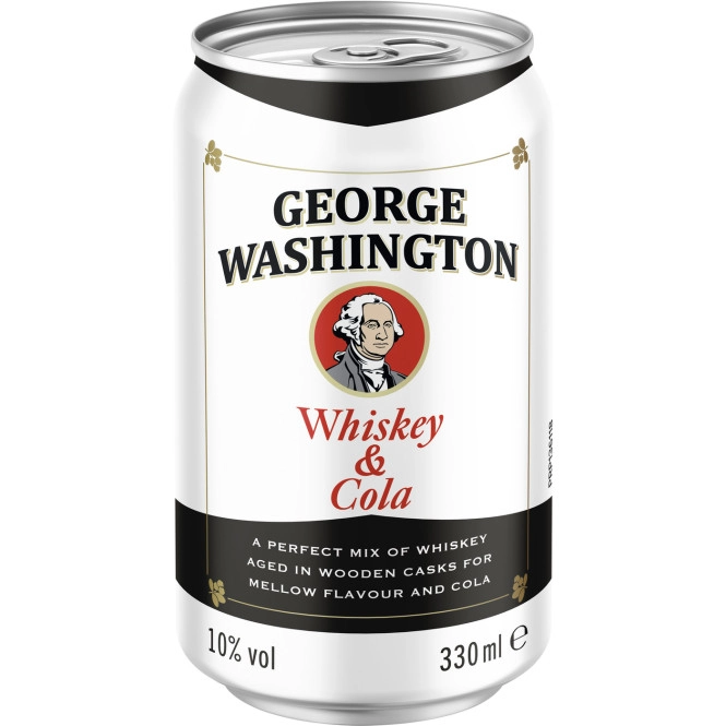 George Washington Whiskey & Cola 0,33L