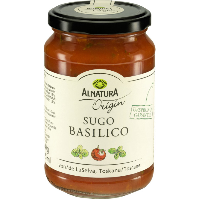 Alnatura Origin Bio Tomatensauce Sugo Basilico 325ML
