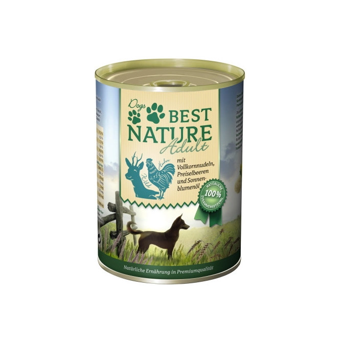 Best Nature Wild & Huhn mit Vollkornnudeln, Preiselbeeren & Sonnenblumenöl 400G