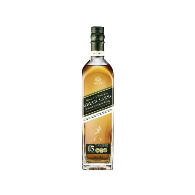 Johnnie Walker Whisky Green Label 15 Jahre 43% 0,7L