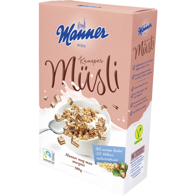 Manner Knusper Müsli 500G