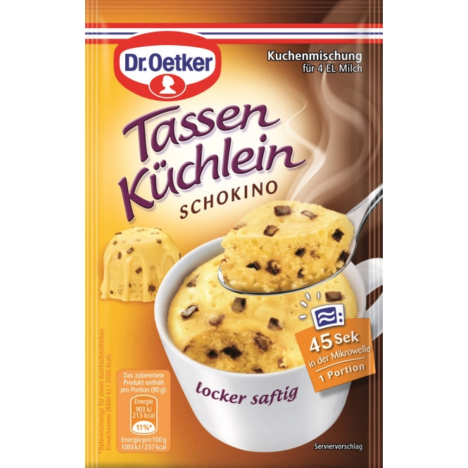 Dr.Oetker Tassenküchlein Schokino 50G