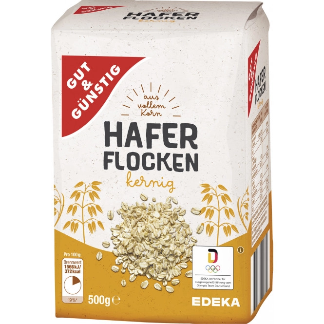 Gut & Günstig Haferflocken kernig 500G