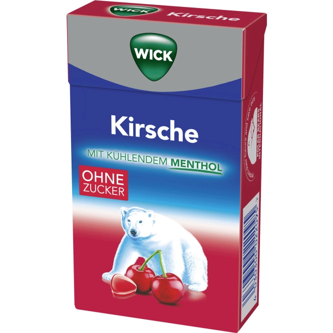 Wick Kirsche mit kühlendem Menthol ohne Zucker 46G