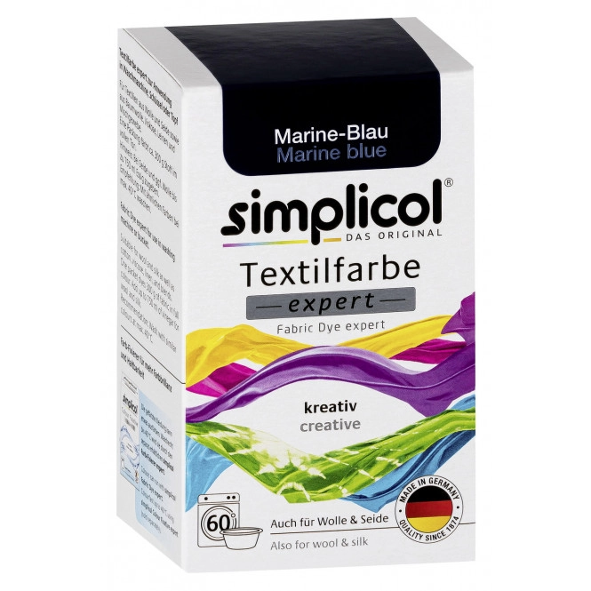 Simplicol Textilfarbe Expert Marine-blau 150G