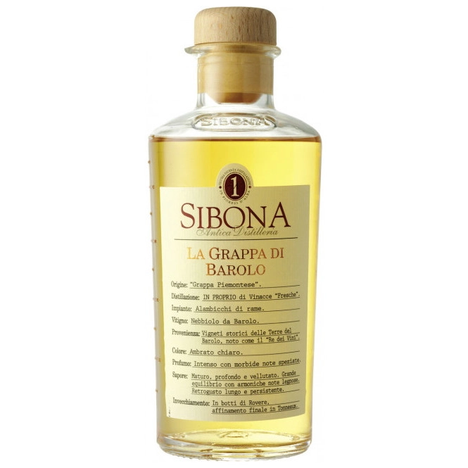 Sibona Grappa di Barolo 0,5L