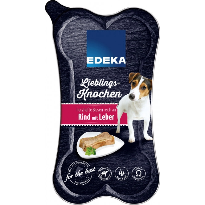EDEKA Lieblingsknochen Rind mit Leber 175G