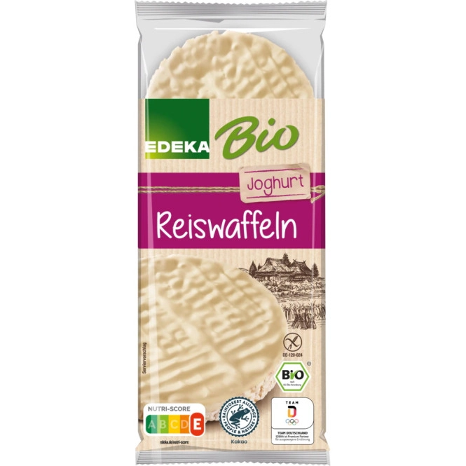 Edeka Bio Reiswaffeln Joghurt 100G