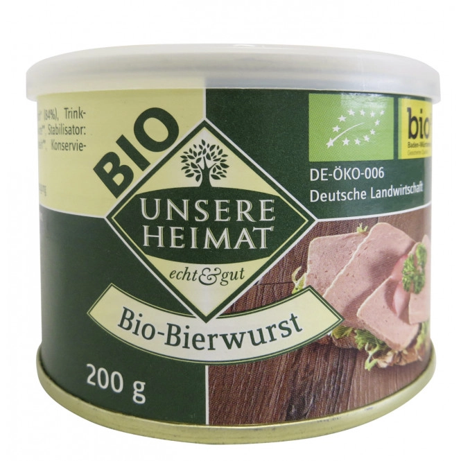 Unsere Heimat Bio Bierwurst 200G