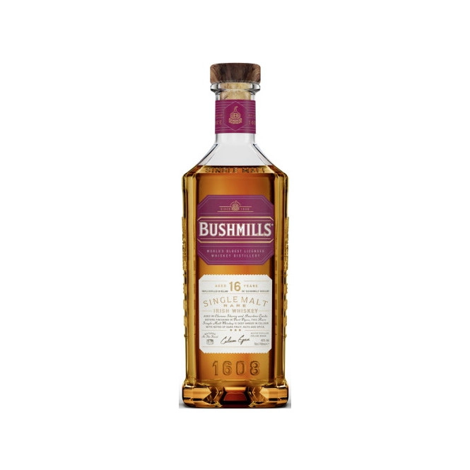 Bushmills Whiskey 16 Jahre 40% 0,7L