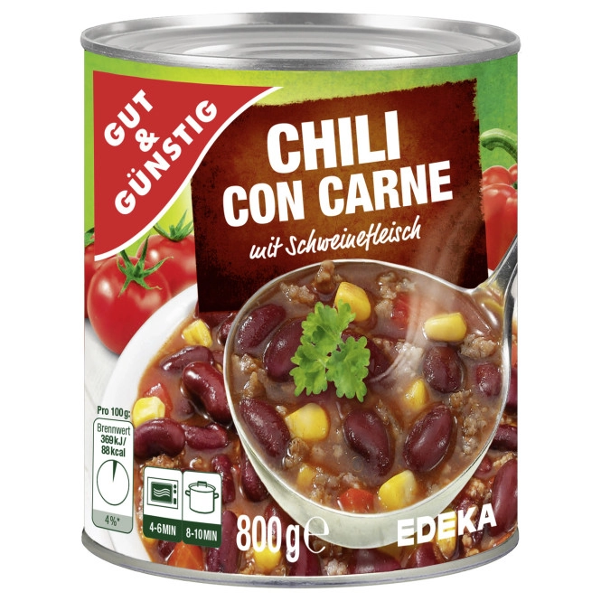 Gut & Günstig Chili con Carne 800G