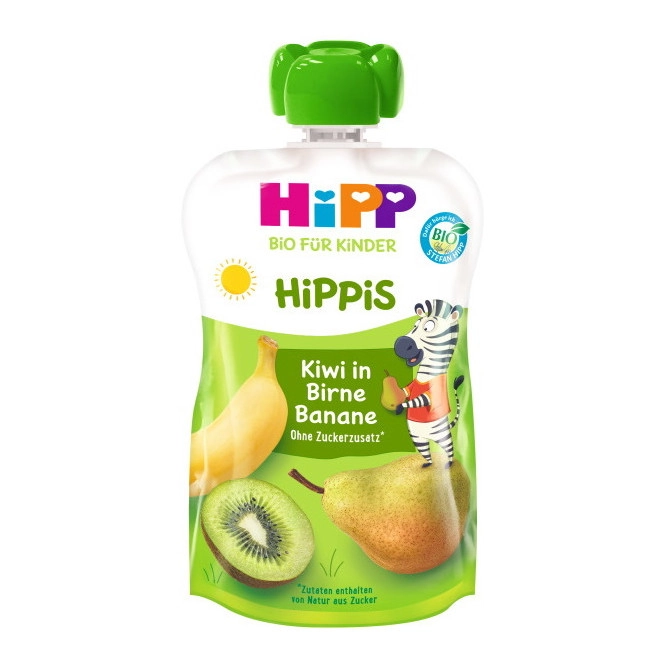 Hipp Bio Hippis Kiwi in Birne-Banane 100G