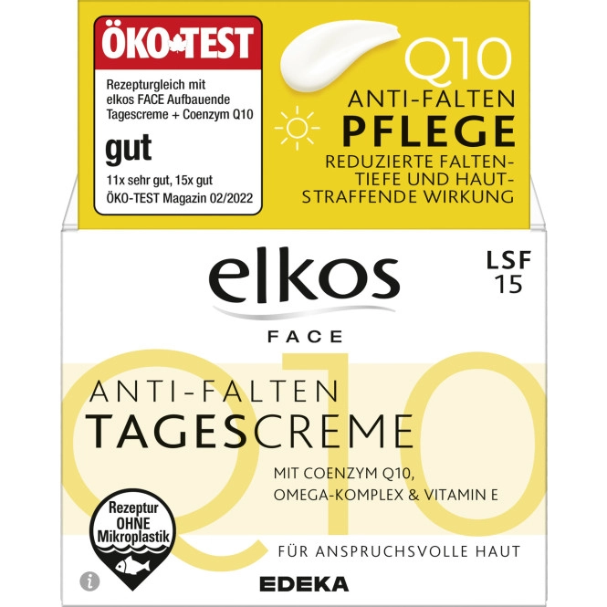 Elkos FACE Anti-Falten Tagescreme Q10 50ML