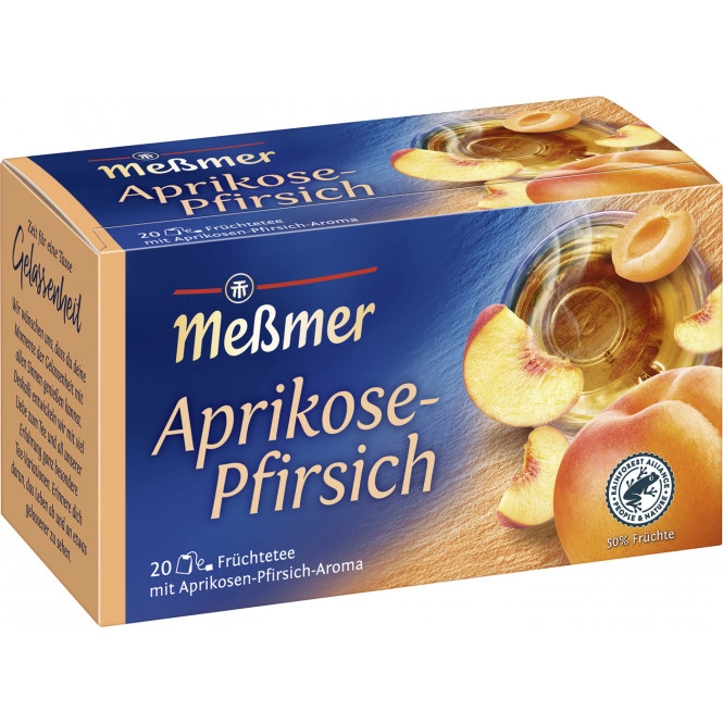 Meßmer Tee Aprikose-Pfirsich 20ST 50G