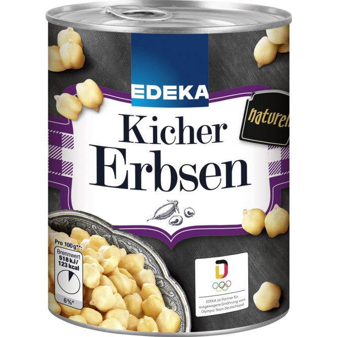 EDEKA Kicher Erbsen 800G