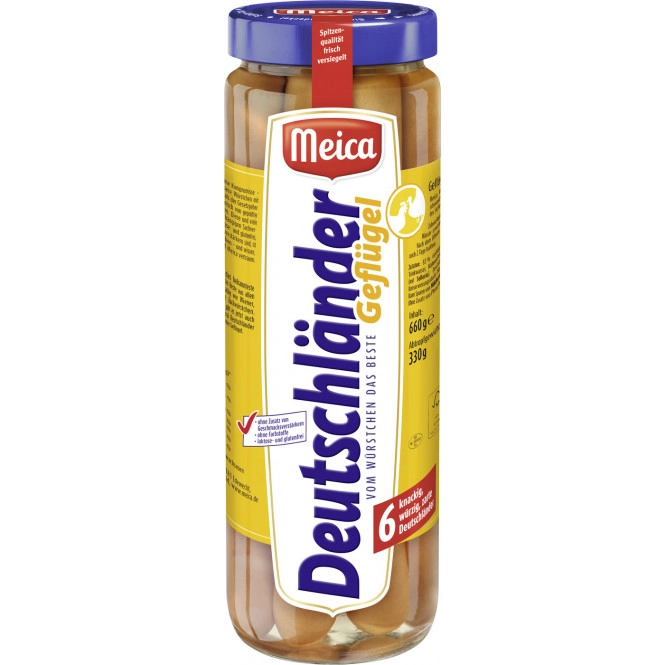 Meica Deutschländer Geflügel 660G