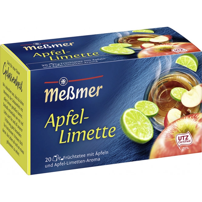 Meßmer Tee Apfel-Limette 20ST 50G