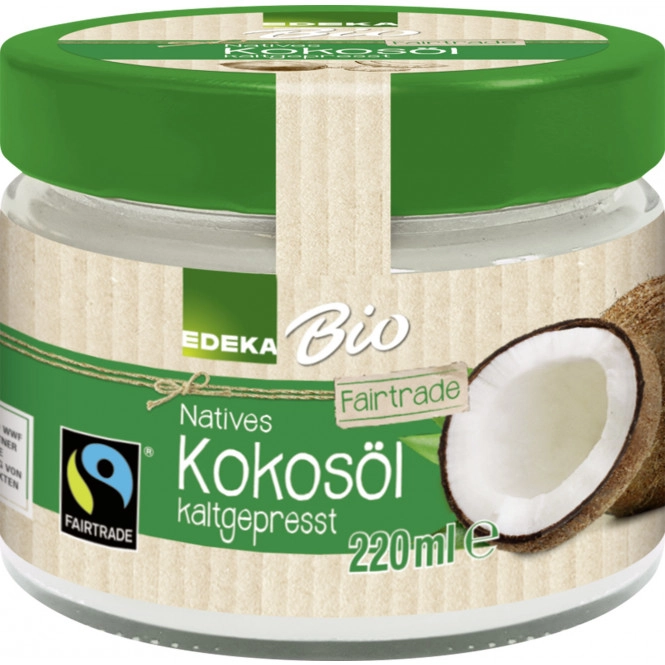 EDEKA Bio Natives Kokosöl kaltgepresst Fairtrade 220ML