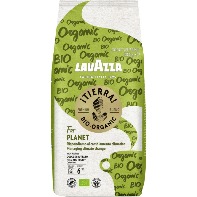 Lavazza Bio Tierra For Planet ganze Bohnen 1KG