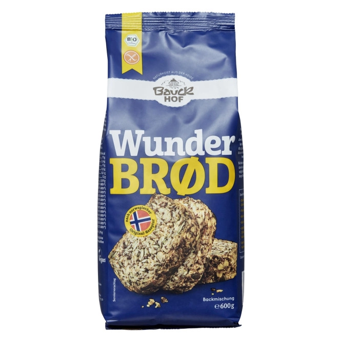 Bauckhof Bio Wunderbrod Backmischung 600G