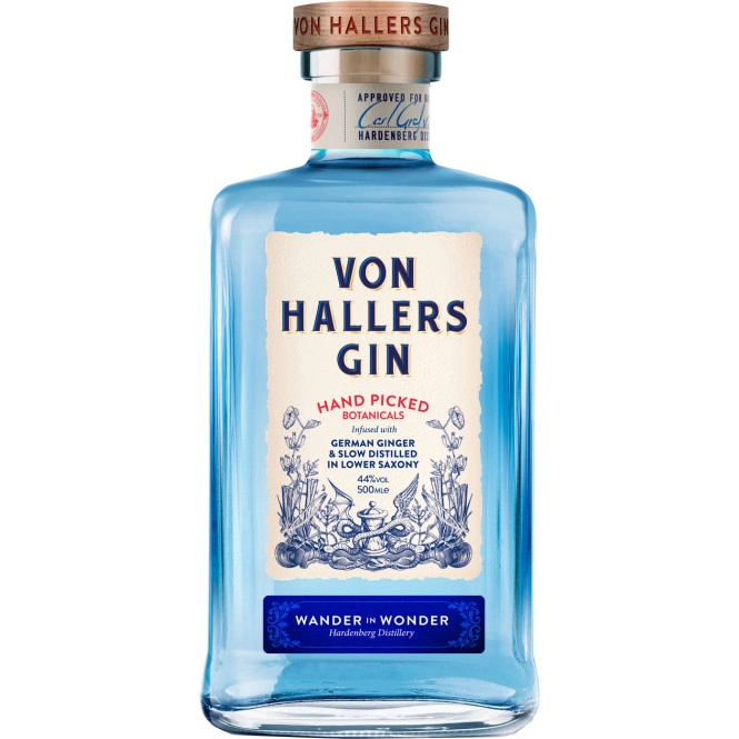 Von Hallers Gin 44% 0,5L