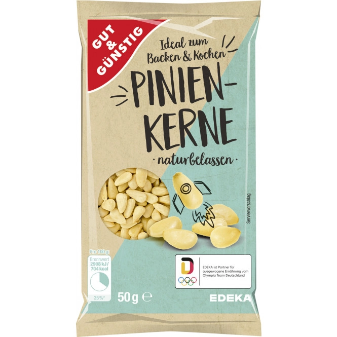 Gut & Günstig Pinienkerne 50G