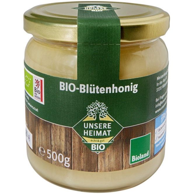 Unsere Heimat Bioland Blütenhonig 500G