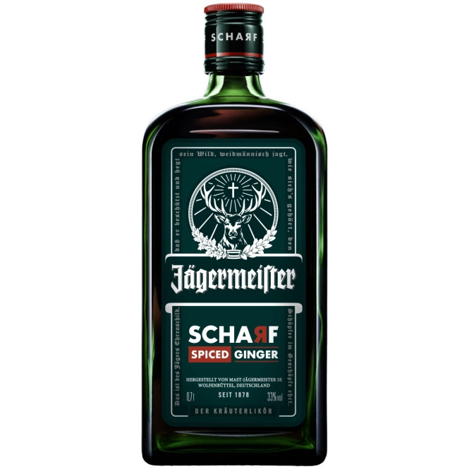 Jägermeister Scharf Spiced Ginger 33% 0,7L