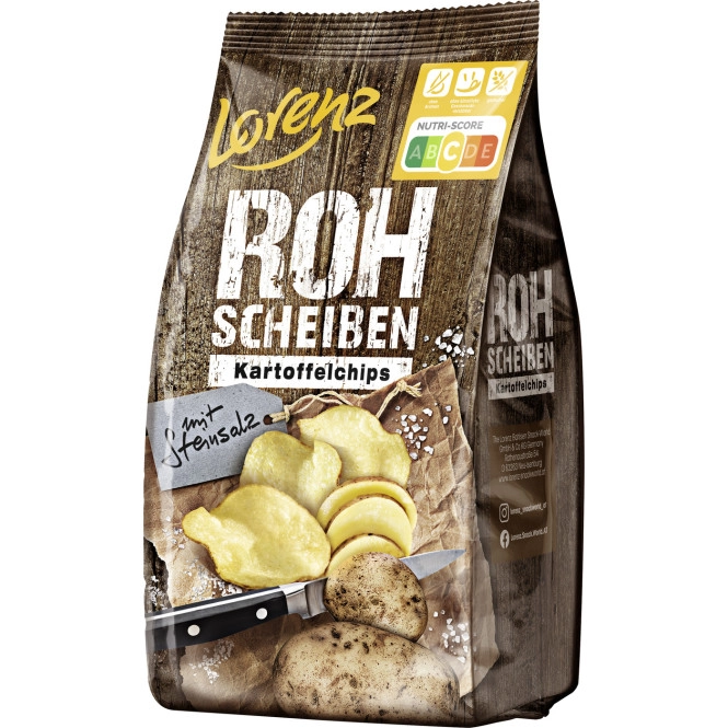 Lorenz Rohscheiben Steinsalz 120G