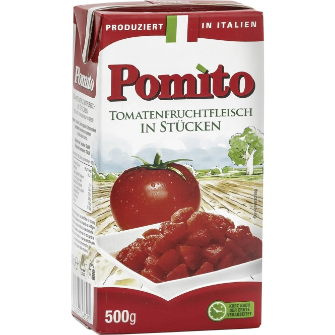 Pomito Tomatenfruchtfleisch in Stücken 500G