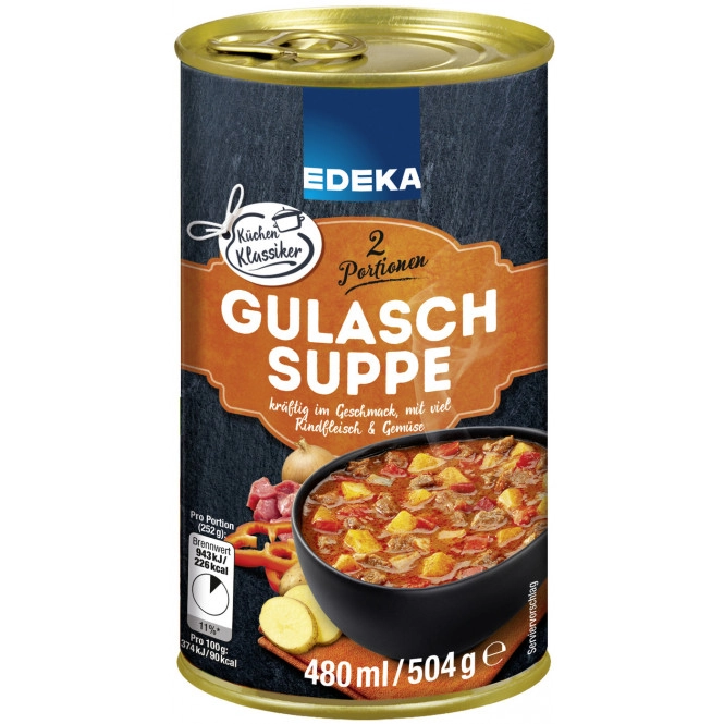 EDEKA Gulaschsuppe 480ML
