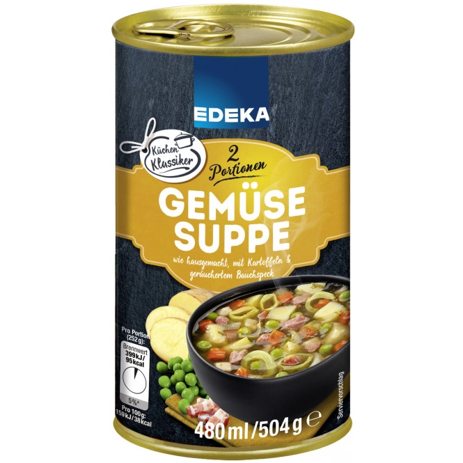 Edeka Gemüsesuppe 480ML