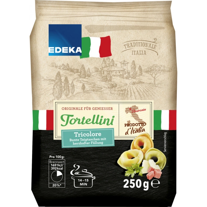 EDEKA Italia Tortellini Tricolore 250G