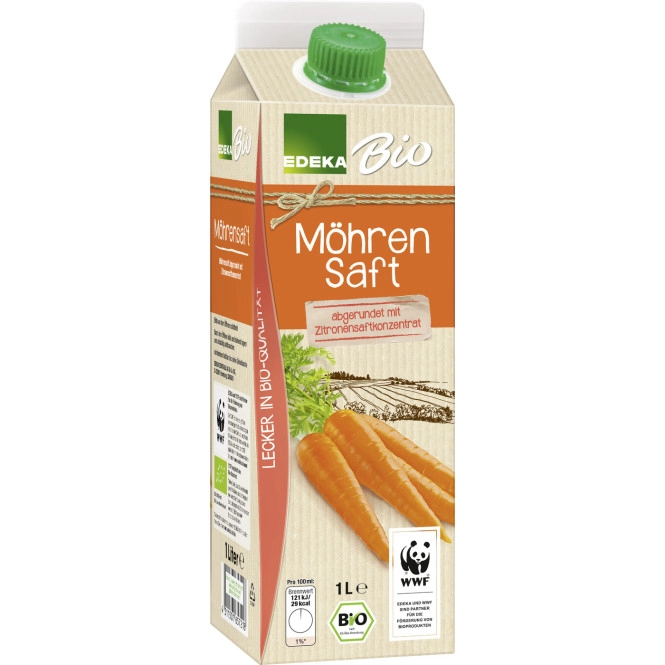 EDEKA Bio Möhrensaft 1L