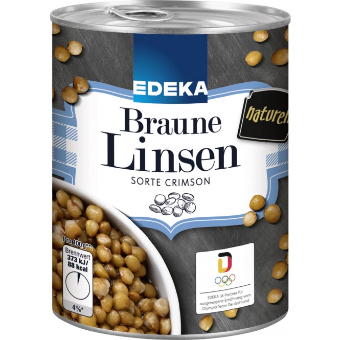 EDEKA Braune Linsen 400G