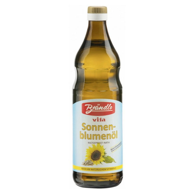 Brändle vita Sonnenblumenöl kaltgepresst 750ML