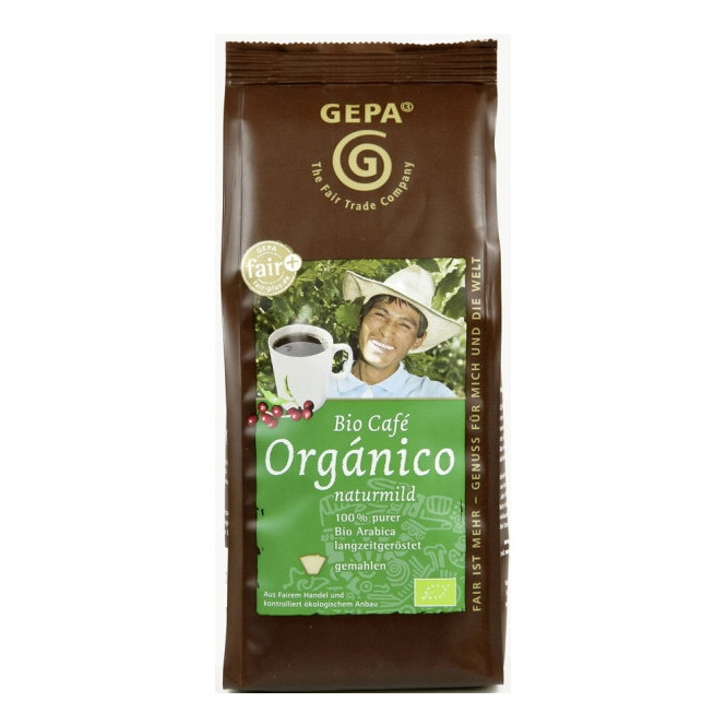 GEPA Faitrade Bio Cafe Organico naturmild gemahlen 250G